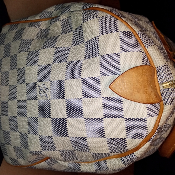 LOUIS VUITTON SPEEDY 30 AZURE EXCELLENT CONDITION - Picture 6 of 12